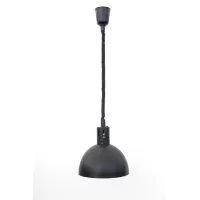 Saturn Black Heat Lamp