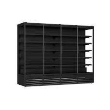 4 Door, Black Supermarket Refrigerator, 2500mm wide, 2585L, R290