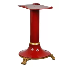 Cast iron stand suited to the Red Retro flywheel slicer