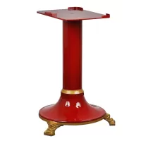 Cast iron stand suited to the red Traditional flywheel slicer