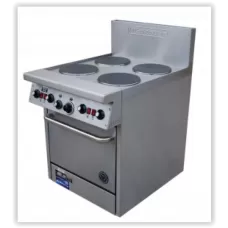 4 Solid Plate Range - 508mm Static Oven (20