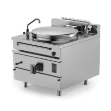 Easypan - Fixed square body pressurised boiling pan indirect steam heating 220L