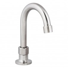 7 Stainless Steel Hob Mounted Gooseneck Spout Tap