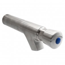 Stainless Steel Push Button Bib Tap, Adjustable Timed Flow