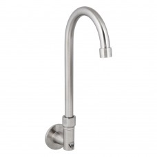 12 Stainless Steel Wall Mount Gooseneck Spout