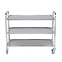 Three Tier Stainless Trolley