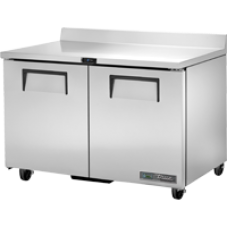 TRUE TWT-48-HC 48, 2 Door Stainless Work Top Refrigerator with Hydrocarbon Refrigerant
