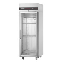 CBP172/GL/AUS Single Glass Door Upright Stainless Freezer