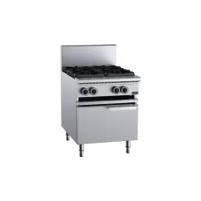 Verro Four Burner Boiling Top With Lower Working Height Cabinet Mounted
