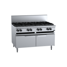 Verro Eight Burner Boiling Top With Lower Working Height Cabinet Mounted