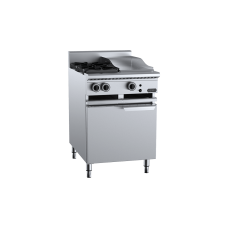 Verro Combination Two Open Burners 300mm Grill Plate Cabinet Mounted