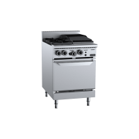 Verro Two Burner Oven With 300mm Char Broiler
