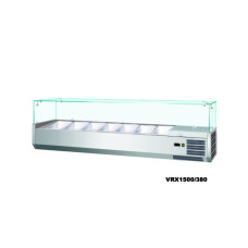Anvil Aire VRX1200 380 Refrigerated Ingredient Unit With Glass Canopy - 1200Mm