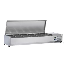 Anvil Aire VRX1500S Refrigerated Ingredient Unit with Stainless Steel Lid - 1500mm