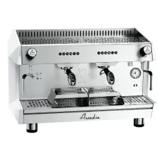 Arcadia Professional Espresso Machine Ss Polish White 2 Group
