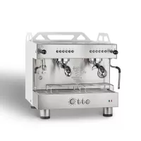 OTTO 2 Group Coffee Machine Stainless Steel White