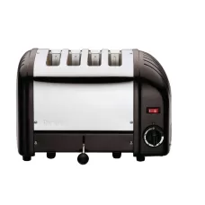 Classic Vario Toaster 4 Slice Black Matt