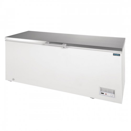 Polar Chest Freezer with Stainless Steel Lid 516 Ltr Litre Commercial CM531 
