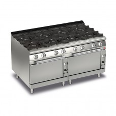 Baron Q70PCF/G1605 Queen7 8 Burner Gas Range with Double Oven - 1600mm