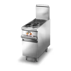 Baron Q90FREV/G423F Queen9 Evo Gas Deep Fryer With Oil Filtering 23L - 400mm