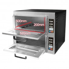 F.E.D. TEP-2AKW Digital Electric Pizza Oven, Double Deck