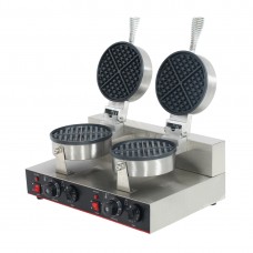 F.E.D. TWB-2KW Double Plate Round Waffle Maker