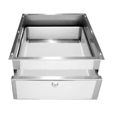 Modular Systems by FED DR-01/A Stainless Steel Drawer for Modular Systems Benches