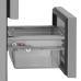 TRUE TFP-48-18M-D-2-HC 48, 1 Door, 2 Drawered Food Prep Unit with Hydrocarbon Refrigerant
