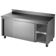 Stainless Steel Cupboard With Splashback-1200mm