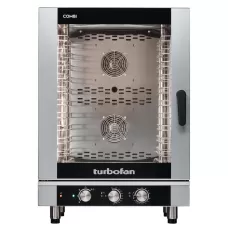 Electric Combi Oven Full Size 10-Tray Manual Controls (Direct)