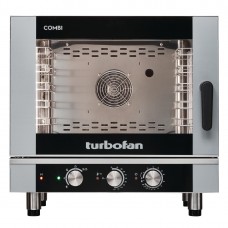 Turbofan EC40M5 Electric Combi Oven Full Size 5-Tray Manual Controls (Direct)