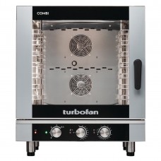 Turbofan EC40M7 Electric Combi Oven Full Size 7-Tray Manual Controls (Direct)