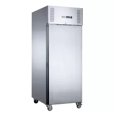 Stainless Steel single full door upright freezer 400L