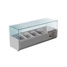 Thermaster by FED XVRX1200/380 FED-X Countertop Ingredients Prep Fridge 1200mm Long (4x1/3GN)
