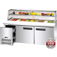 Thermaster by FED SCB/15 Two Door Deluxe Sandwich Bar