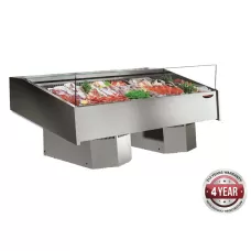 Serve-Over Refrigerated Fish Open Display - 2120