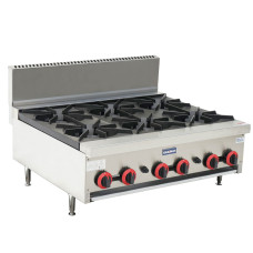 Gasmax by FED RB-6E Gas Cook Top 6 Burners