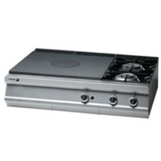 Gas Solid Top Range with Open Burners and Oven