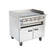 Freestanding Gas Griddle and Toaster with Cabinet 915x815