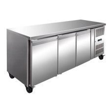 Thermaster by FED GN3100BT Tropicalised 3 Door Gastronorm Bench Freezer