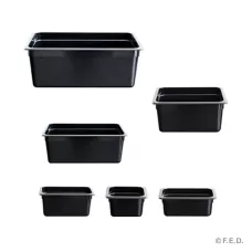 Black Poly 1/1 X 65mm Gastronorm Pan