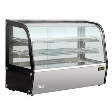 Apuro HTH120 Heated Countertop Curved Glass Display Cabinet - 120Ltr