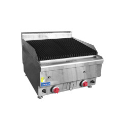 Gasmax by FED JUS-TRH60 Benchtop 2 Burner Chargrill