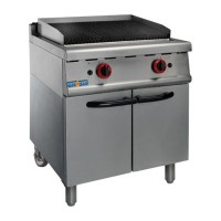 Natural Gas Char Grill On Cabinet