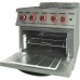 Gasmax by FED JZH-RP-4LPG(R) LPG Gas Four Burner Top On Oven