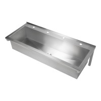 Pattern 4 Stainless Steel Wash Trough 1200mm Long