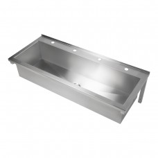 Pattern 4 Stainless Steel Wash Trough 1800mm Long