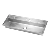 Stainless Steel Inset Practical Activities Wash Trough 1800mm Long