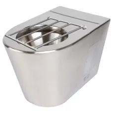 Stainless Steel Wall Faced Slop Hopper with P Trap