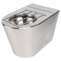 Stainless Steel Wall Faced Slop Hopper with S Trap